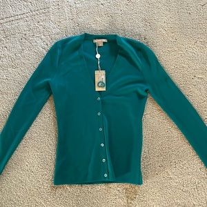 XSmall torquoise cardigan by Michael Kors.  Never worn and new with tags.